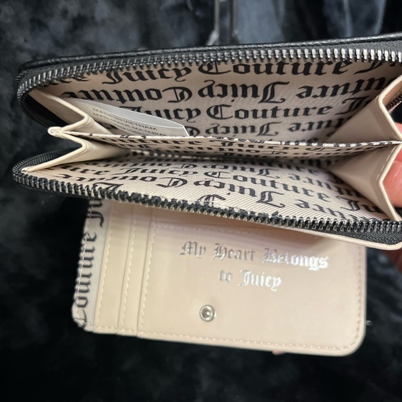 🖤🖤NWT-JUICY COUTURE LIQUORICE “NO RULES EVERYTHING” MULTI COMPARTMENT BIFOLD🖤🖤 - Picture 16 of 16